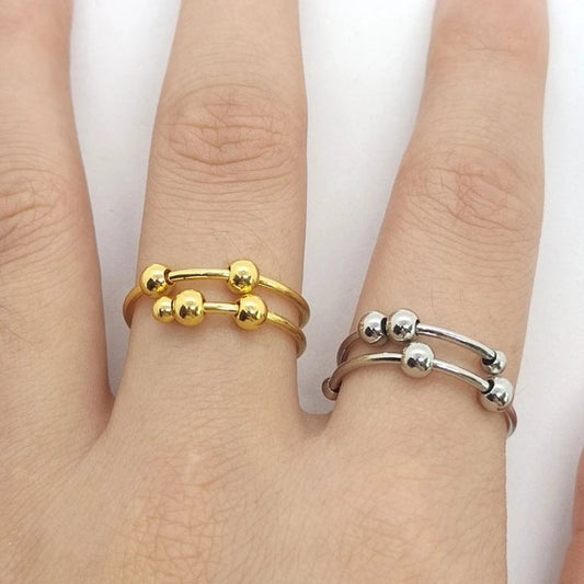 LumiSping™ Bead Spinner Ring