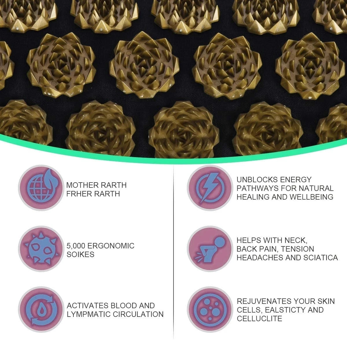 CalmaMat™ Acupressure Mat & Pillow Set