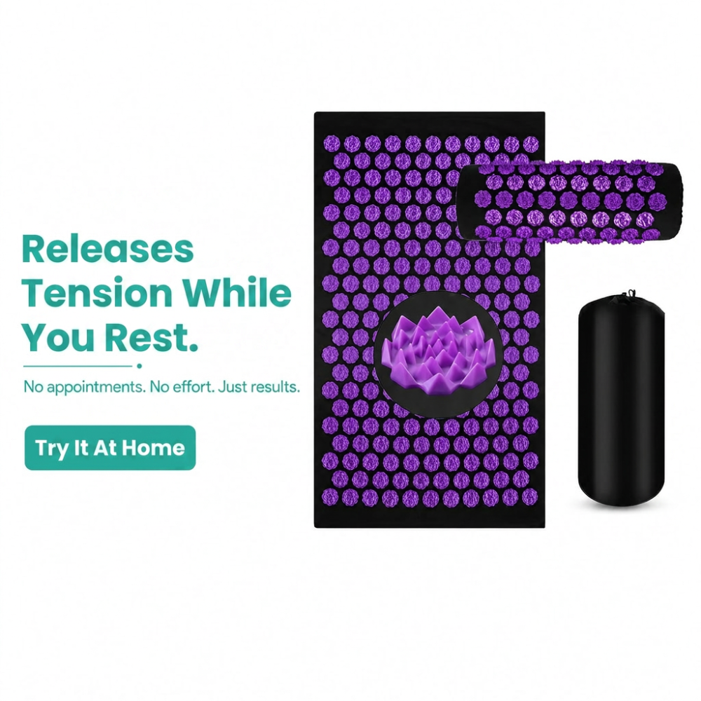 CalmaMat™ Acupressure Mat & Pillow Set